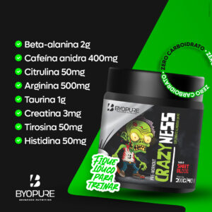 Pré-treino CRAZYNESS 200g - Image 5