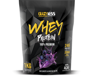 WHEY 100% PREMIUM 1KG CRAZYNESS