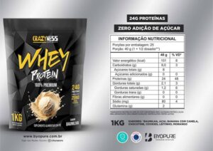 WHEY 100% PREMIUM 1KG CRAZYNESS - Image 9